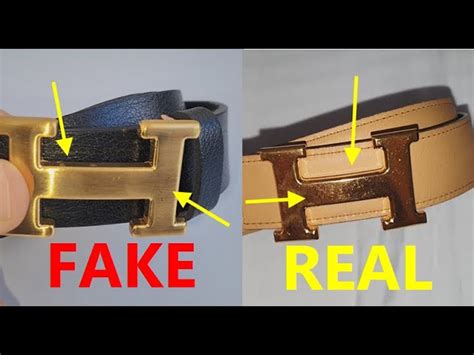 hermes belt fake vs real